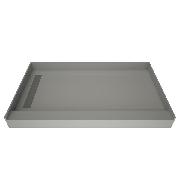 Tile Redi 60" x 32" Single Threshold Shower Base with Drain Top | Wayfair